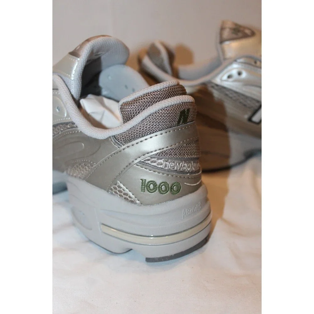 New Balance 1000 Men's Classic Leather Athletic Sneakers Gray sz 13 NEW $150